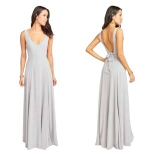 Show Me your MuMu Gray Jenn Maxi Dress. Size Xl. NWT. Excellent Condition.